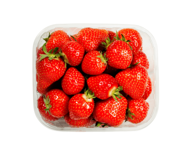 Morango em bandeja